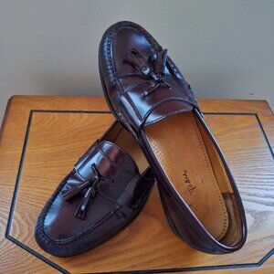 Cole Haan Men's Leather Pinch Tassel Loafers Cordovan Slip-On Shoes Size 10 D